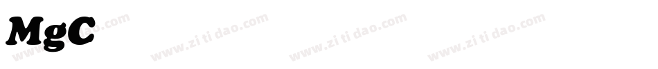 MgCooperExtra Italic字体转换